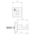 PERCHA DE BAÑO MODELO SABINA FV Percha De Baño Modelo Sabina Fv