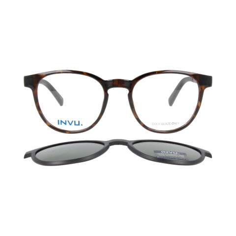 INVU Clip-On 42613B col Brown demi polarizado Invu Clip-on 42613b Col Brown Demi Polarizado