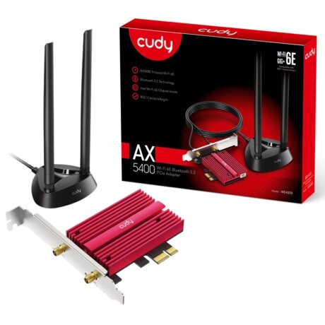 Adaptador Cudy Pci-e Wifi 6E Bluetooth 5.3 001