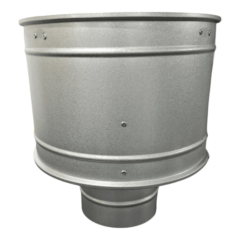 Sombrero Cortaviento 6" Chapa Aluminizada Sombrero Cortaviento 6" Chapa Aluminizada