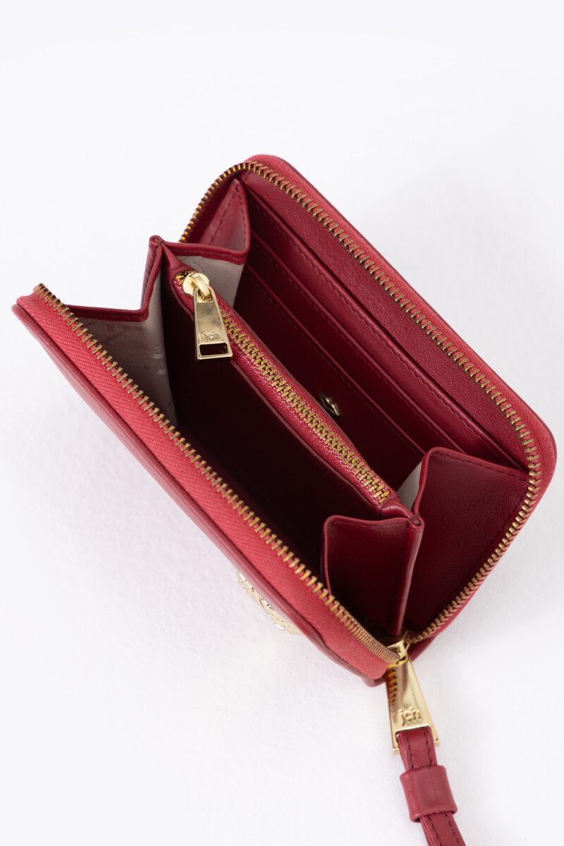 BILLETERA LADY BUG SMALL Rojo