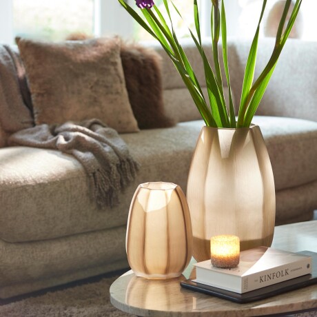 CANDELABRO SMALL VIDRIO GRIS MORITA