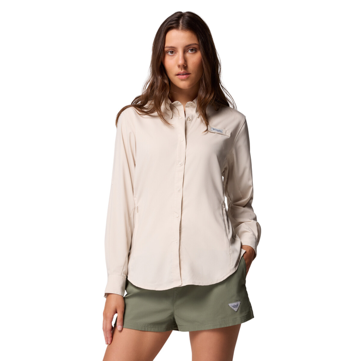 Camisa Tamiami II LS Mujer - DARK STONE 