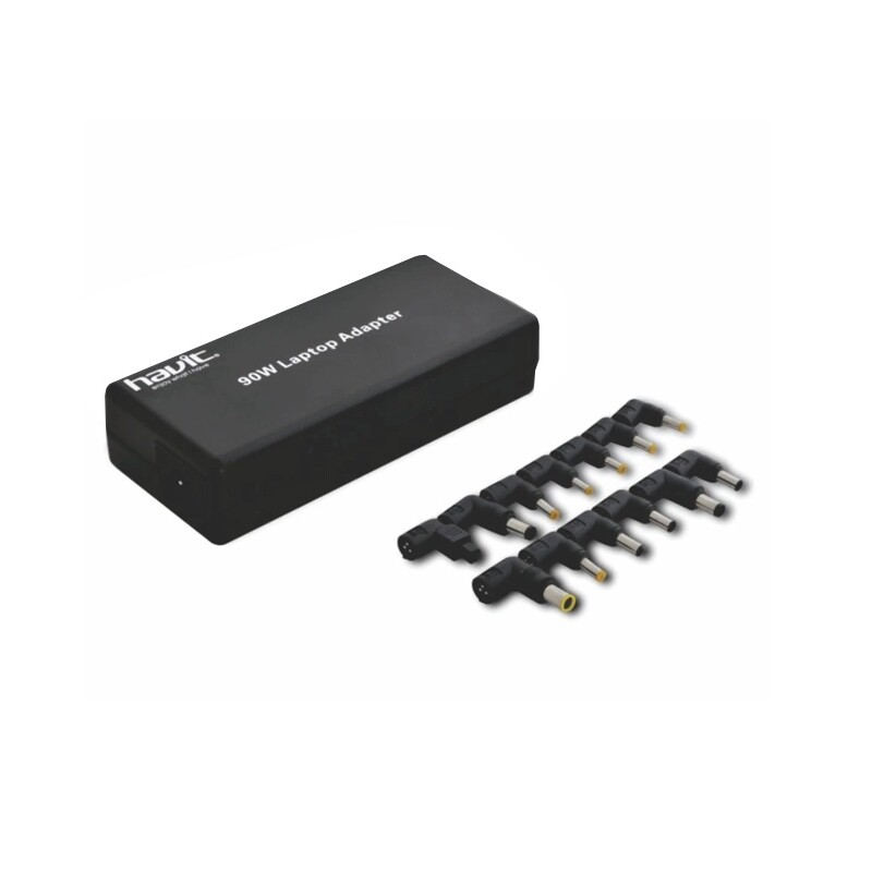 Cargador universal para notebook Havit HV-90W 90w Cargador universal para notebook Havit HV-90W 90w
