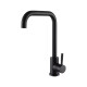 Monocomando para mesada de cocina diseño nórdico NEGRO MATE