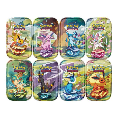 Pokemon TCG: Scarlet & Violet - Prismatic Evolutions Mini Tin (Diseño al azar) [Inglés] - Lanzamiento 7 de Febrero Pokemon TCG: Scarlet & Violet - Prismatic Evolutions Mini Tin (Diseño al azar) [Inglés] - Lanzamiento 7 de Febrero