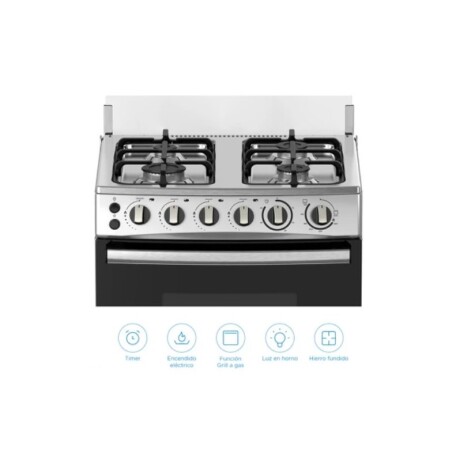 COCINA MIDEA 4 HORNALLAS 60 CM COCINA MIDEA 4 HORNALLAS 60 CM