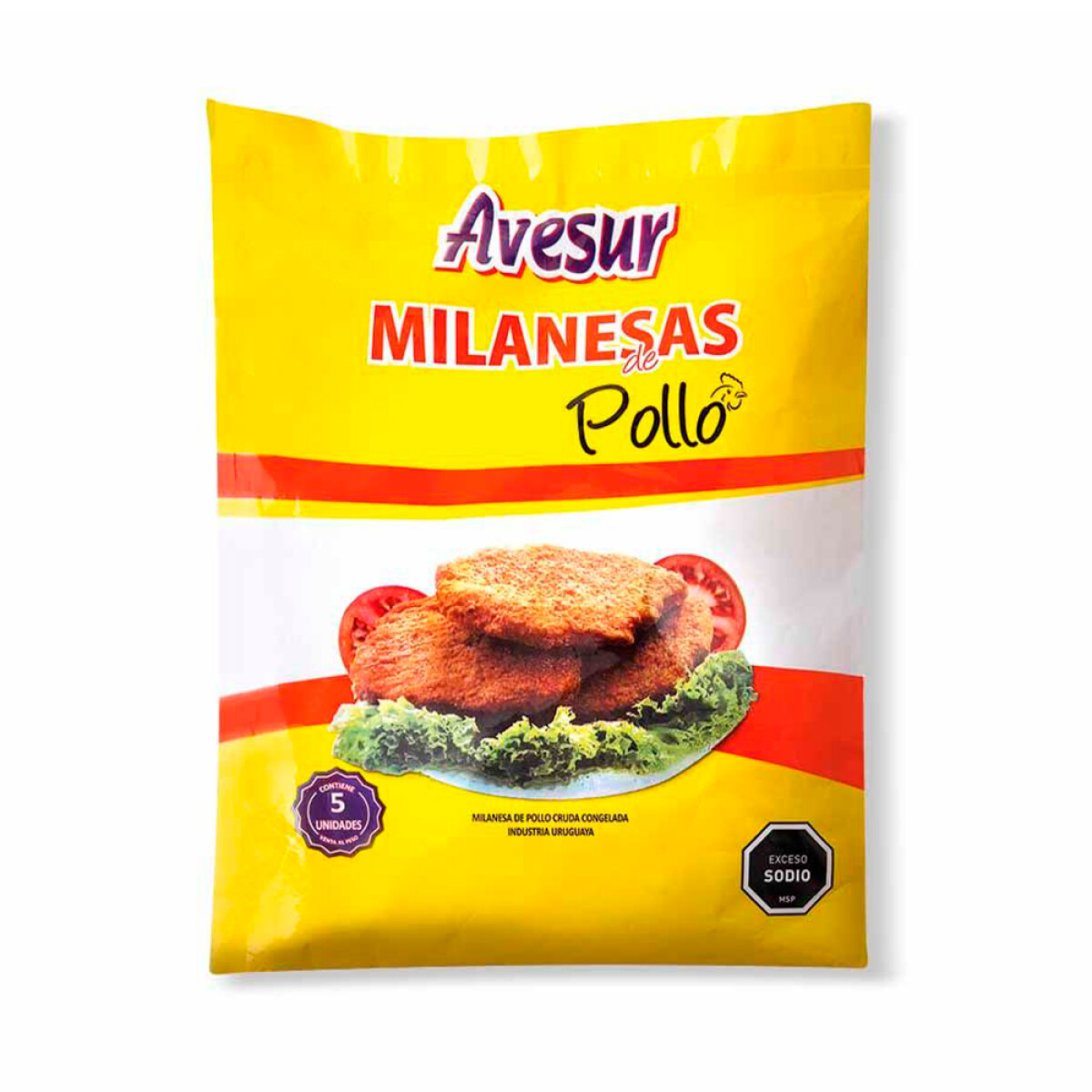 Milanesa De Pollo 1kg.aprox. Avesur 
