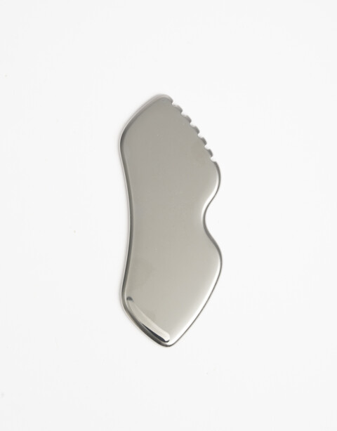 Complementos de cosmética para rostro Herramientas faciales Guasha Facial De Acero Inoxidable - Plateado