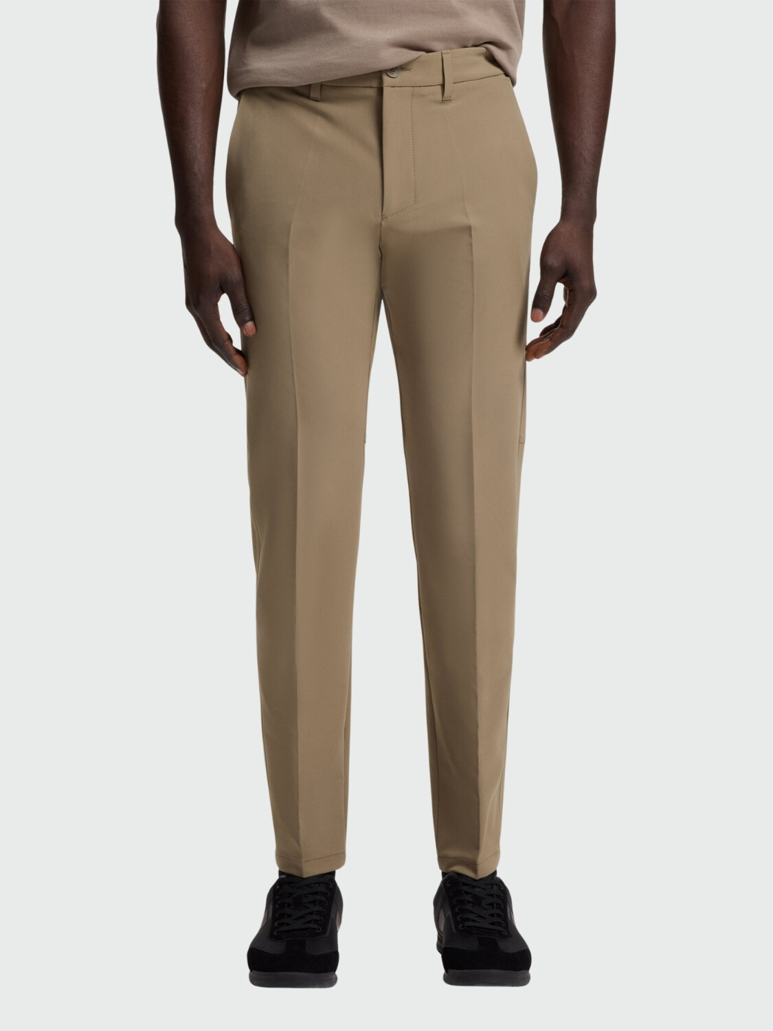 BOSS - Pantalones Repelente de Agua Beige