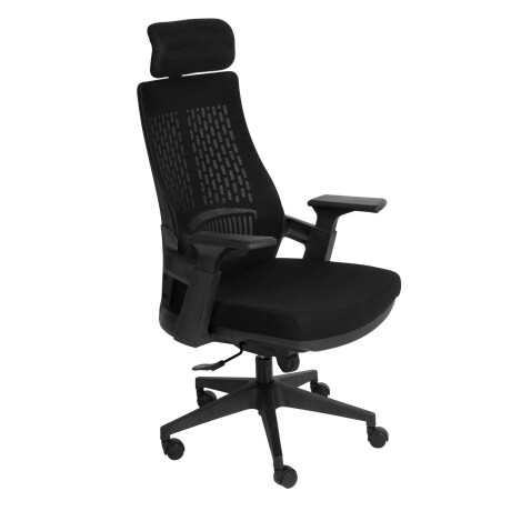 SILLA DE OFICINA MALLA NEGRO LOMBARDI