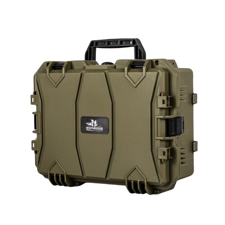 Caja Rigida Plastica para arma corta Aventureros 46,5 x 35,5 x 20,5 Verde