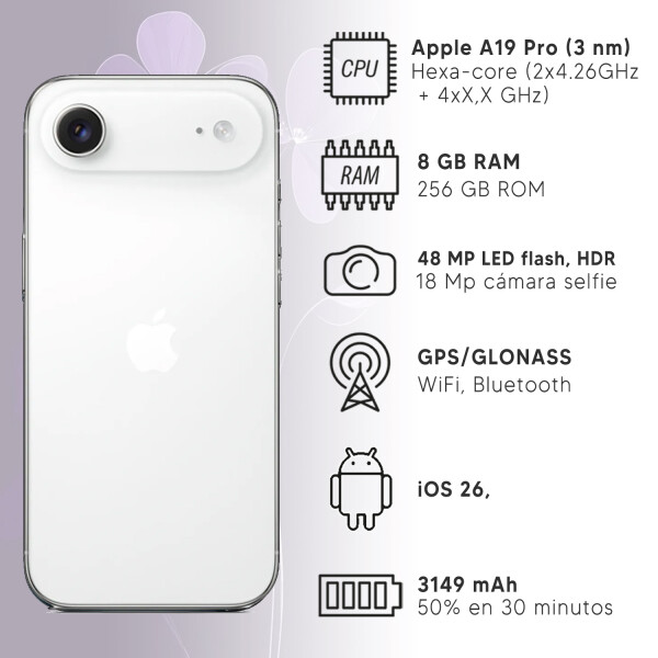 Apple Iphone Air 8/256 Gb 5g BLANCO