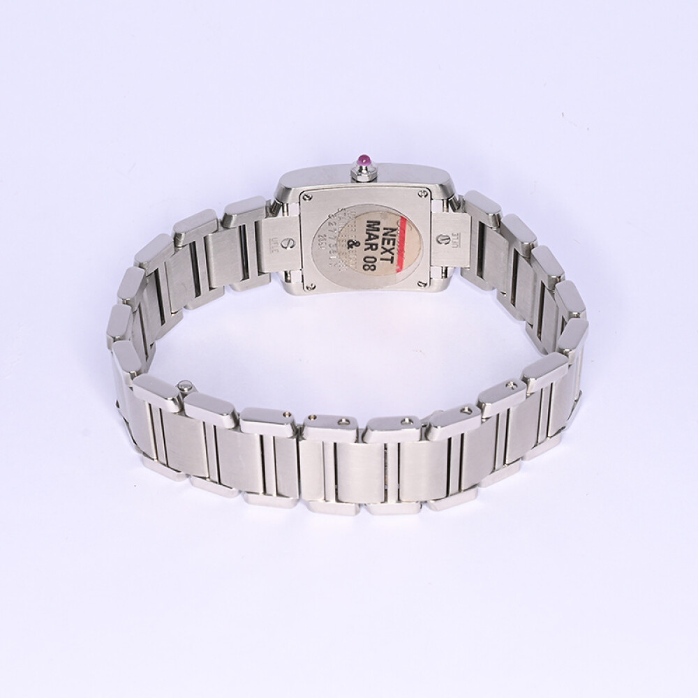 Cartier Tank Francaise small Happy Birthday W51031Q3 Acero inoxidable con caja y papeles Cartier Tank Francaise small Happy Birthday W51031Q3 Acero inoxidable con caja y papeles