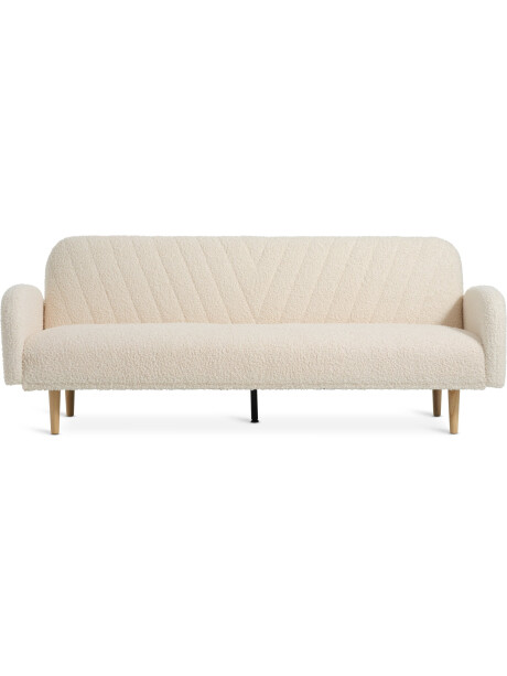 Sofá cama PARADIS 3 plazas felpa crudo Sofá cama PARADIS 3 plazas felpa crudo