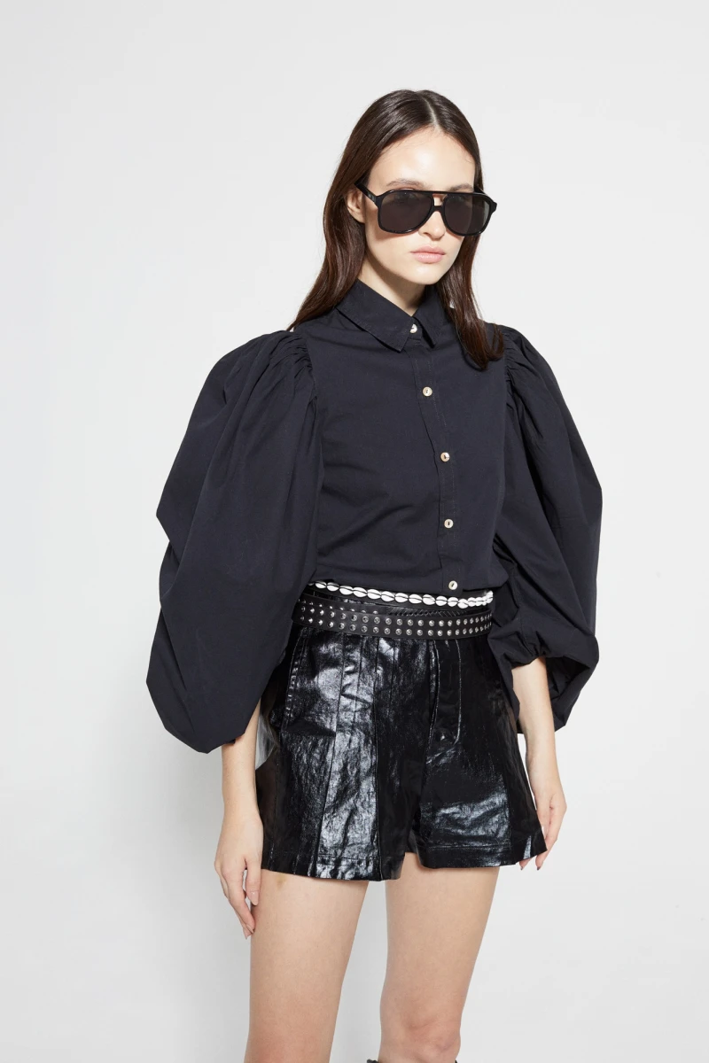 CAMISA DE LINO SAMBA Negro