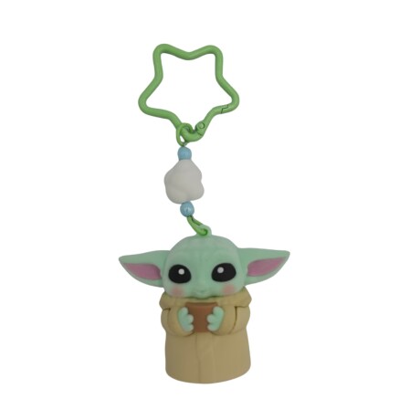 Llavero Grogu terciopelo diseño 2