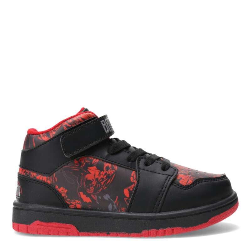 Championes de Niños DC Batman Negro - Rojo
