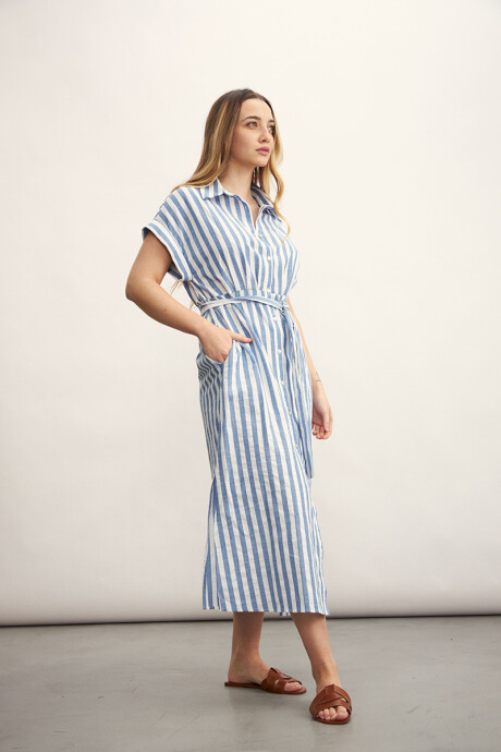 Vestido Renata Azul