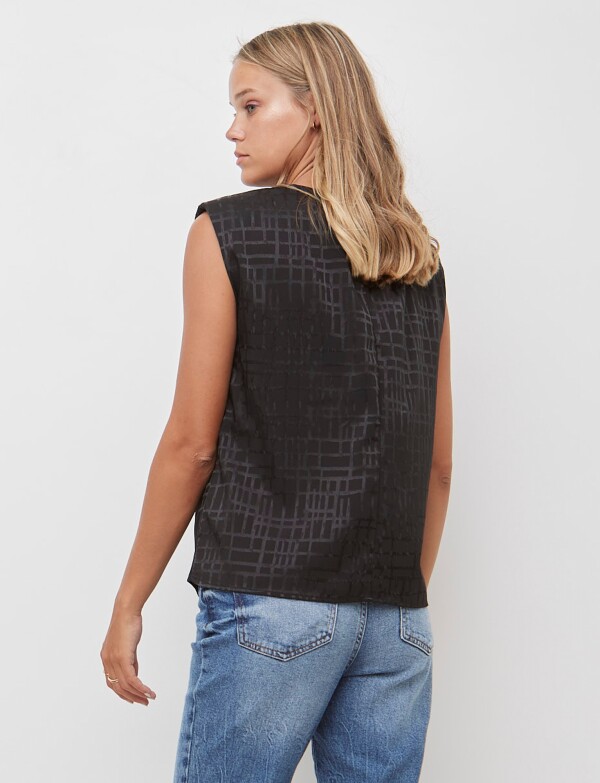Blusa Labrada NEGRO