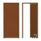 Puerta Pvc Corrediza Plegable Acordeon 210 X 90 Cm Marrón