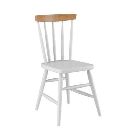 Silla Madera Udine Blanco Natural