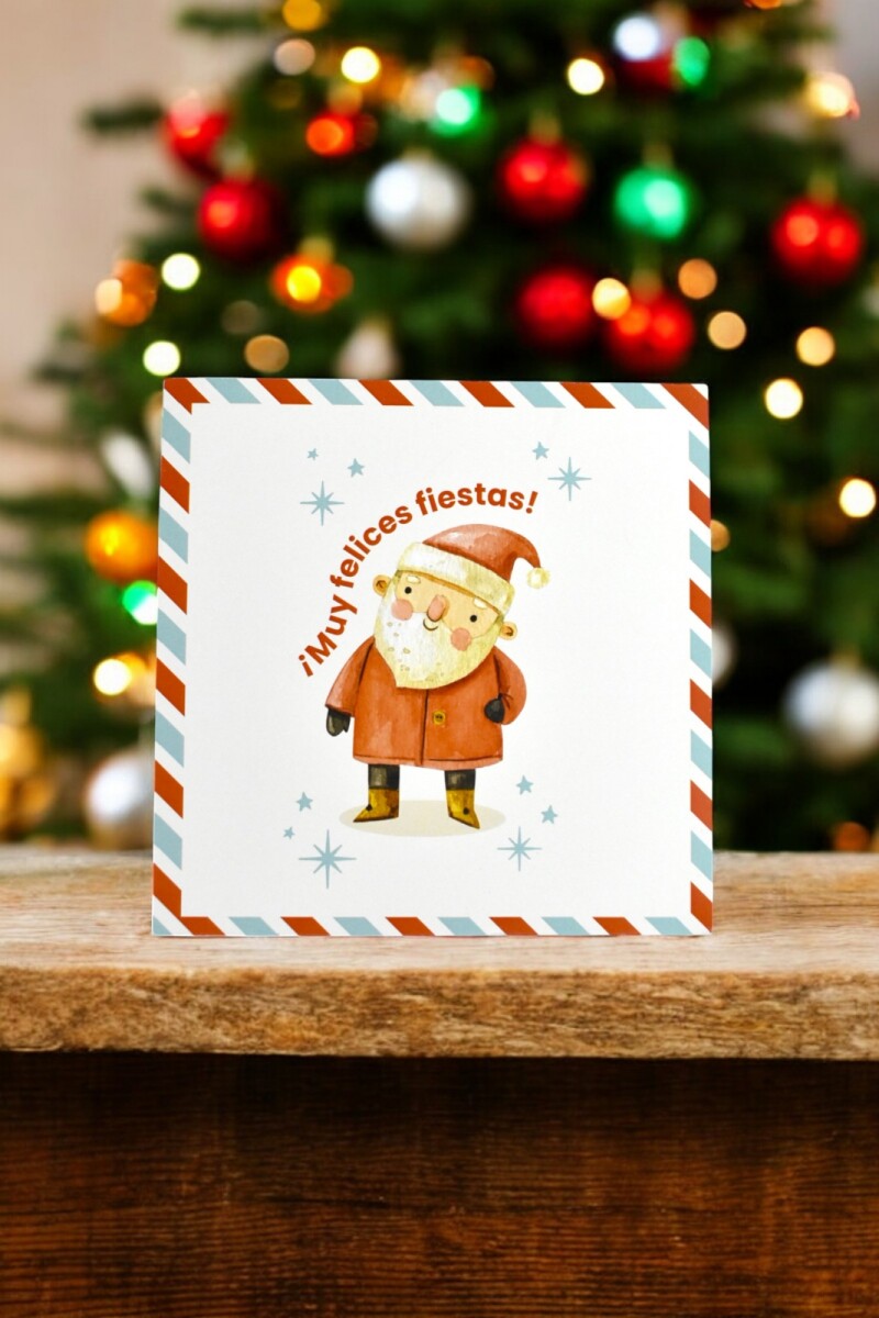 Tarjeta navidad 10x10 - DISEÑO 5 