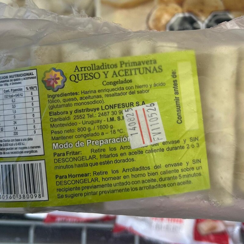 ARROLLADITOS QUESO ACEITUNAS COPETÍN X15 +SOLO PDE O WEB+ ARROLLADITOS QUESO ACEITUNAS COPETÍN X15 +SOLO PDE O WEB+