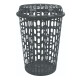 Cesto Para Ropa Organizador Plástico Calado 60lts Espacioso Cesto Para Ropa Organizador Plástico Calado 60lts Espacioso