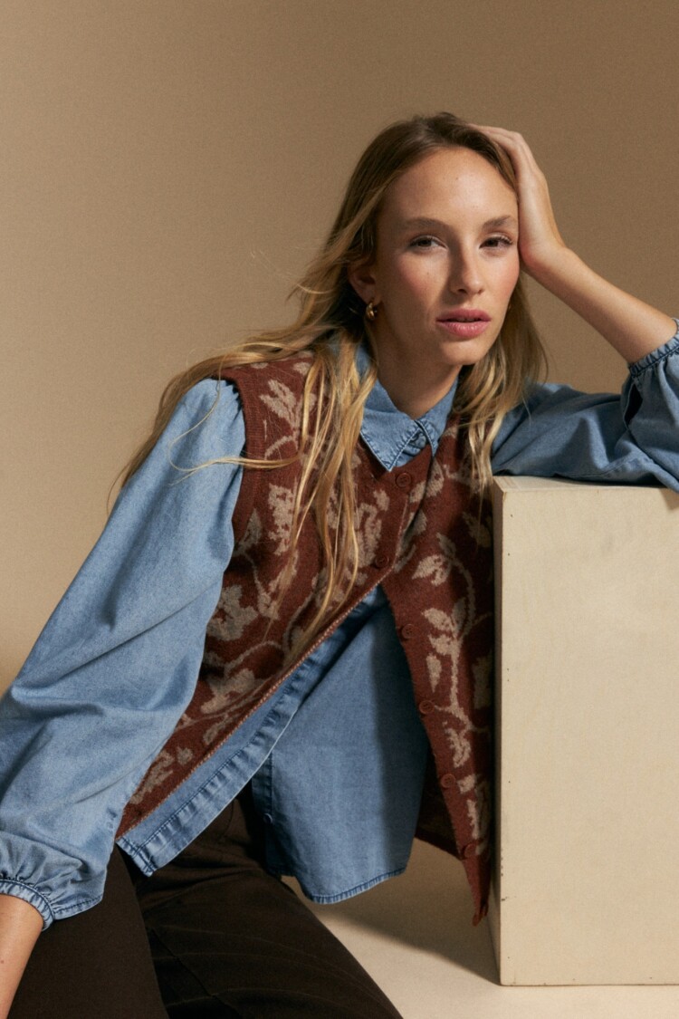 CHALECO MELINA Caramelo