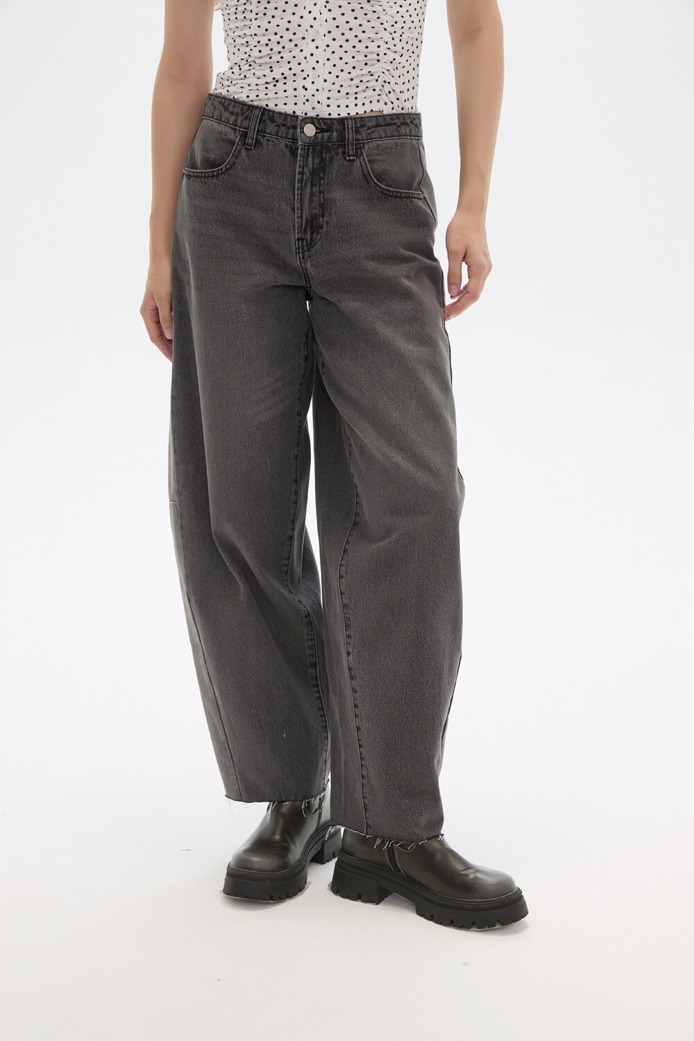 Pantalon Elmire Gris Medio