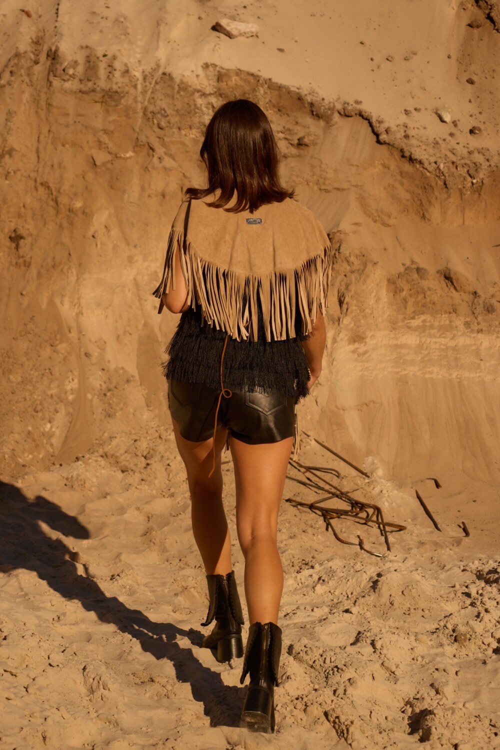 Zebra Formal Shorts Crudo / Negro