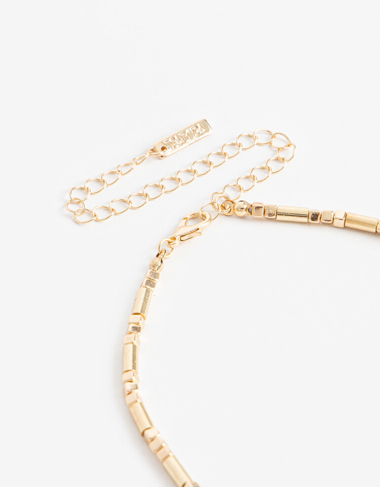 Collares Cortos Metal Collar Corto Metal - Dorado