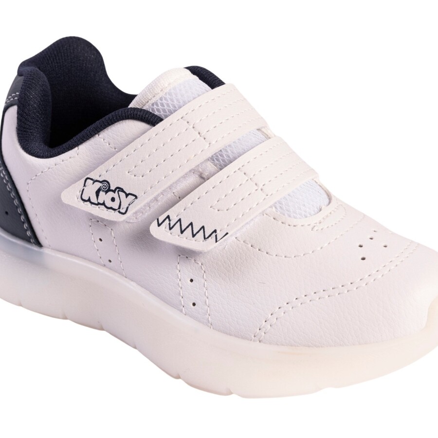 KIDY TENIS FLEX LIGHT BRANCO/MAR