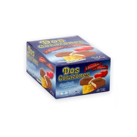 CHOCOLATE FEL FORT DOS CORAZONES DISPLAY X 20 26GRS CHOCOLATE FEL FORT DOS CORAZONES DISPLAY X 20 26GRS