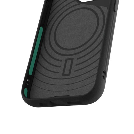 Case Iphone 15 Pro Cuero Black Magsafe Mous Case Iphone 15 Pro Cuero Black Magsafe Mous