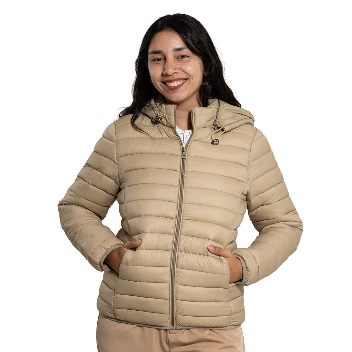 Diadora Campera Poliester / Mujer - Beige - Beige 