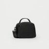 Mini Bag Rubber En Efecto Cuero Negro