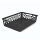 Cesto organizador raso 9L NEGRO