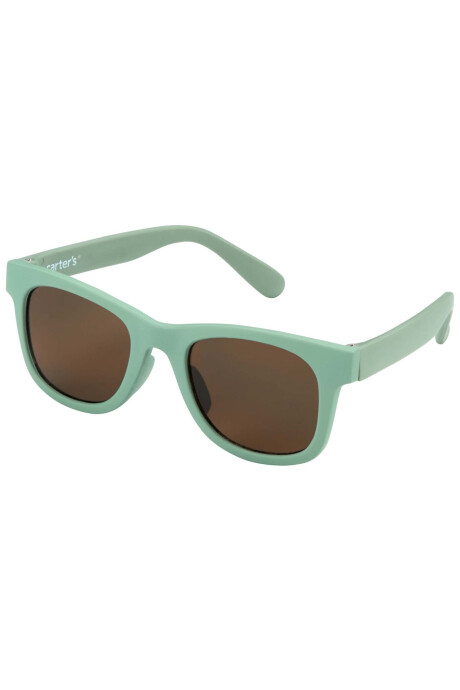 Lentes de sol clásicos, protección 100% UVA-UVB, verdes Sin color