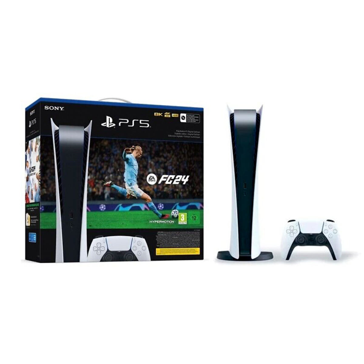Playstation 5 Digital Sony 825gb Ea Sports Fc24 Color Blanco 