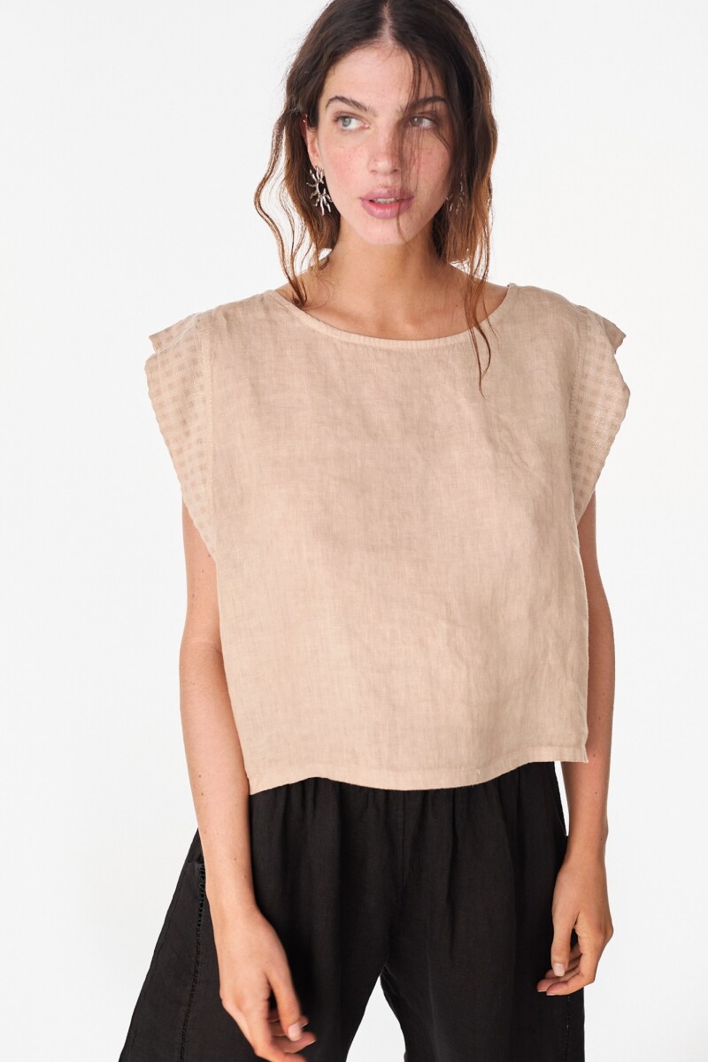 Blusa Aster - Beige 