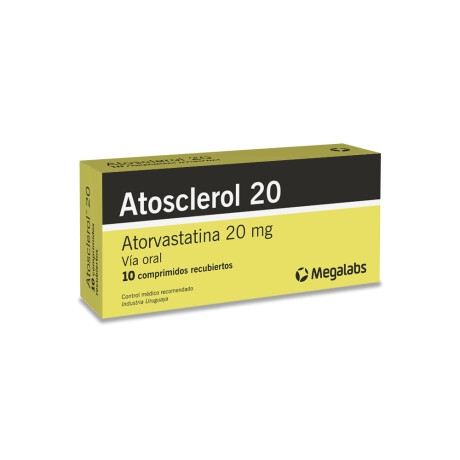 ATOSCLEROL 20mg 10 COMPRIMIDOS ATOSCLEROL 20mg 10 COMPRIMIDOS