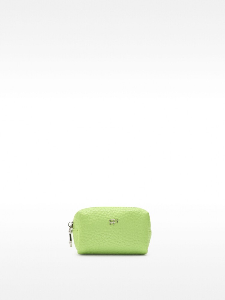 Monedero Con Textura verde