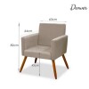 Poltrona Lino Gris Denver Poltrona Lino Gris Denver