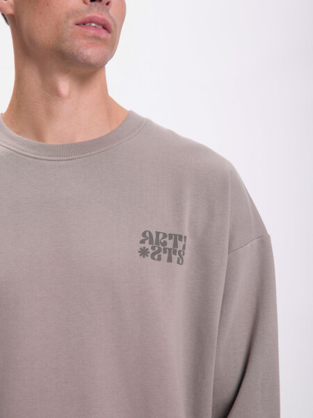 Buzo deportivo oversize Marrón