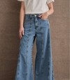 PRE VENTA JEAN WIDE XL LINES Celeste
