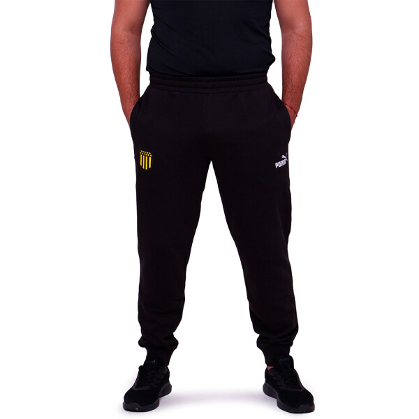 Pantalón Puma Peñarol Ess No. 1 Logo Fl Cl Negro-amarillo