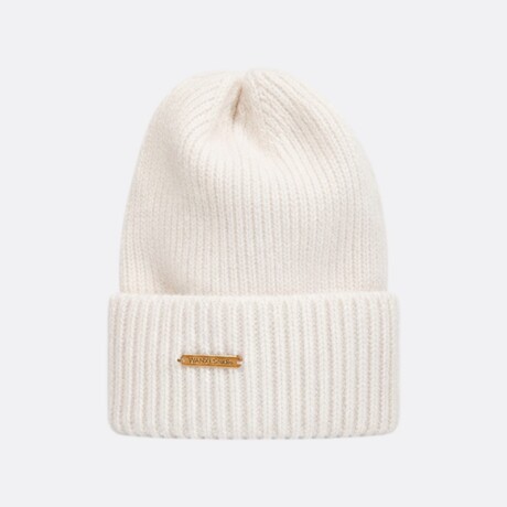 Gorro De Abrigo Denis Tejido Fino Varios Colores Blanco