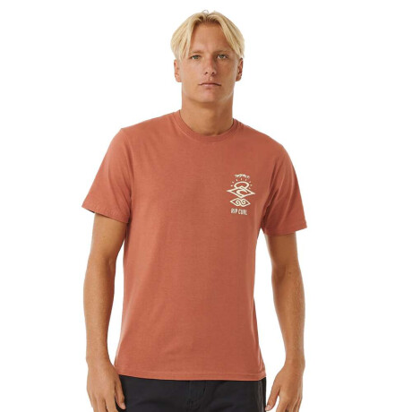 Remera Rip Curl Search Icon Terracota